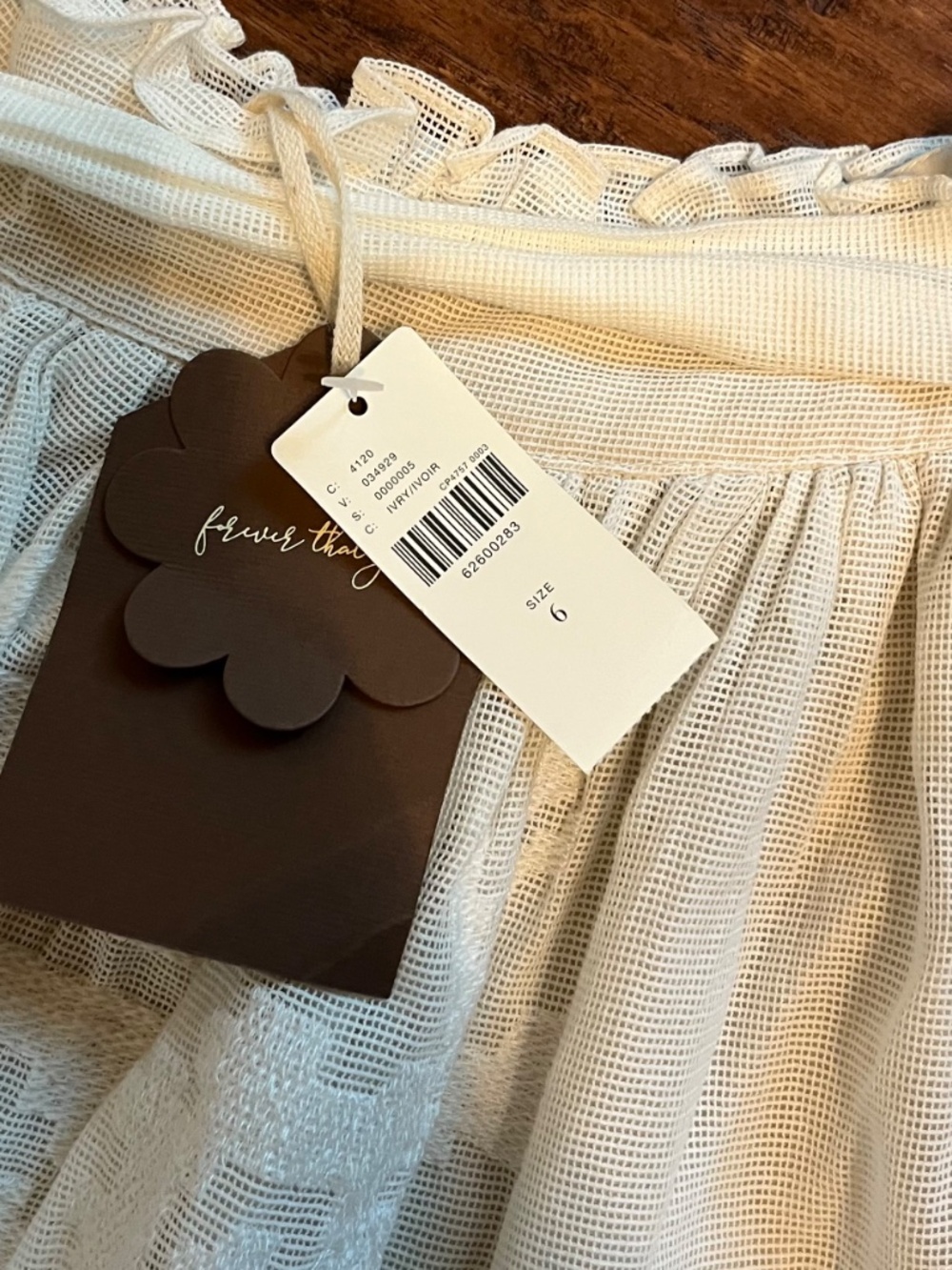 Anthropologie Bohemian Ivory Embroidered Maxi Skirt - Picture 2 of 3